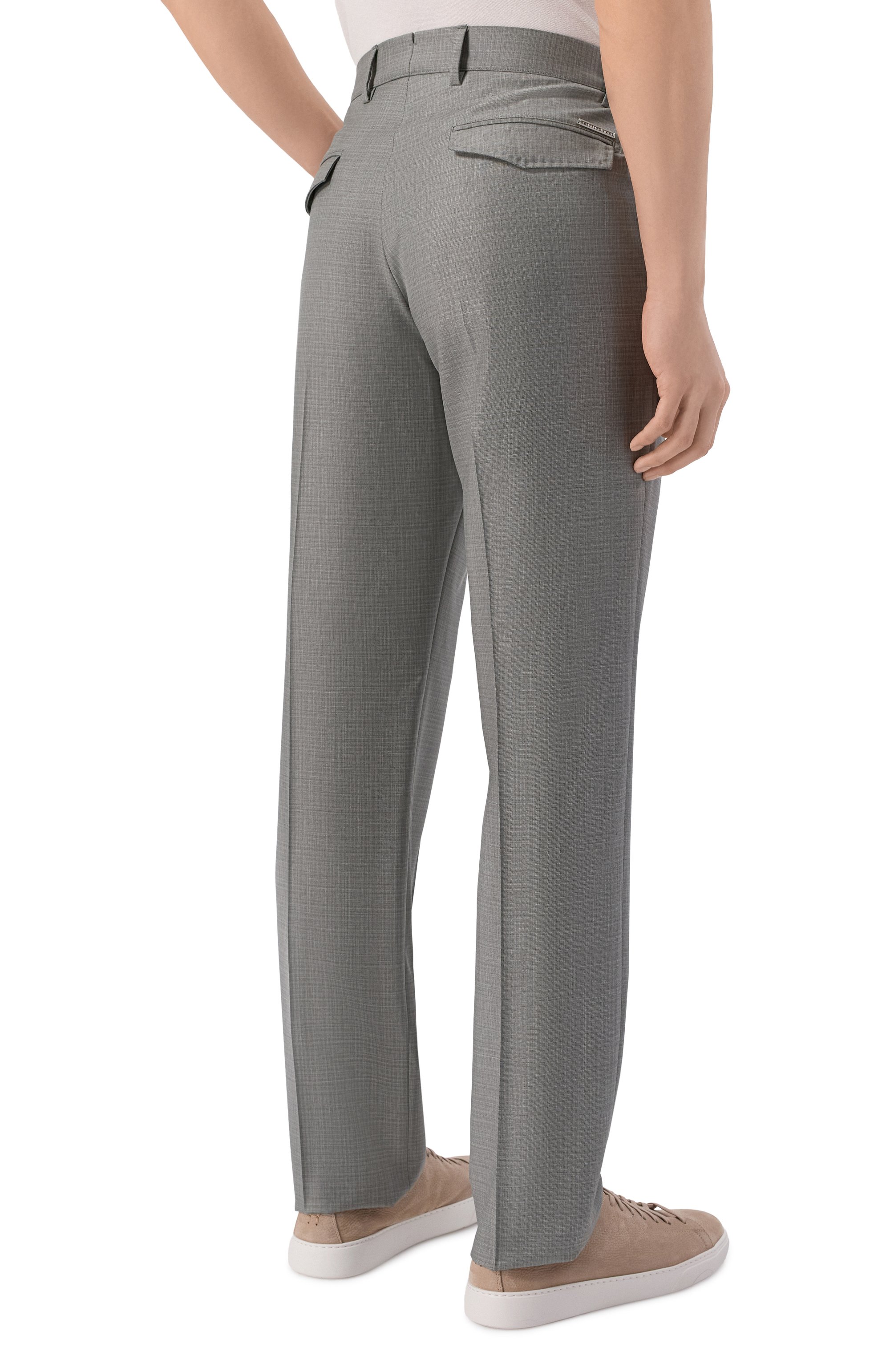 Шерстяные брюки STEFANO RICCI, арт. M1T610001E/W0020U, фото 4