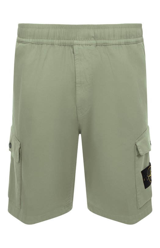 Хлопковые шорты Stone Island K1S15L100L03S0012 Зелёный K1S15L100L03S0012