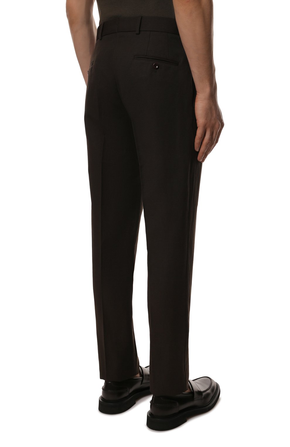 Брюки из хлопка и льна LORO PIANA, арт. FAM0770, фото 4