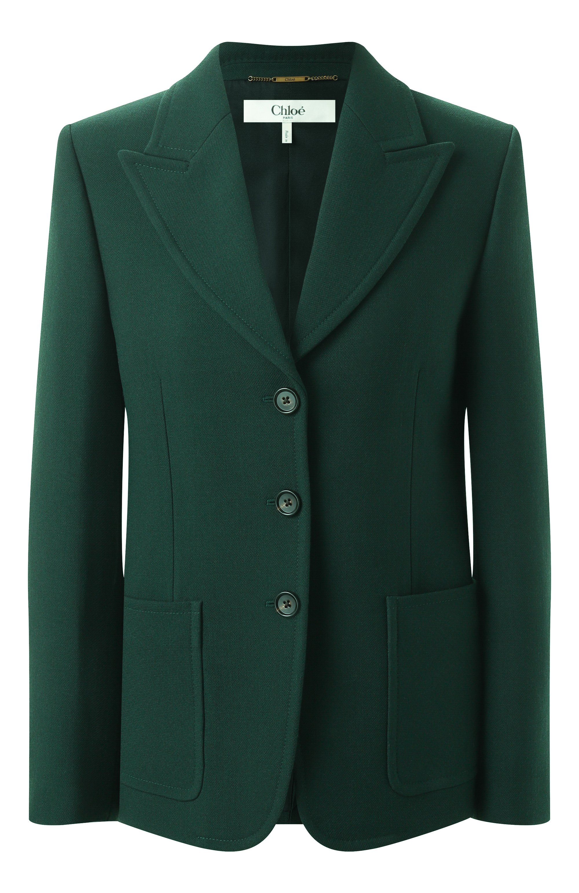 Шерстяной жакет CHLOÉ, арт. CHC25SVE51302, фото 1