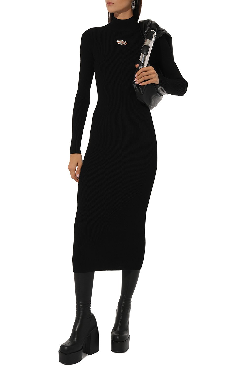 Платье из вискозы DIESEL, арт. A14186/0DLAX, фото 2