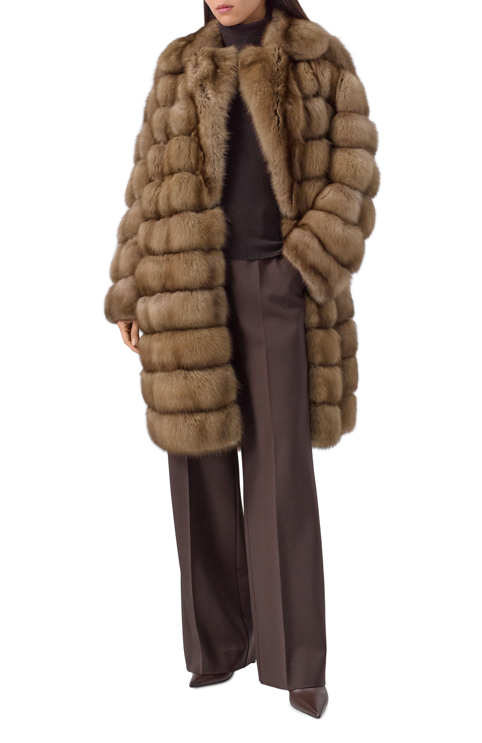 Шуба из соболя SIMONETTA RAVIZZA, арт. F05C0109Z1B/TS, фото 2