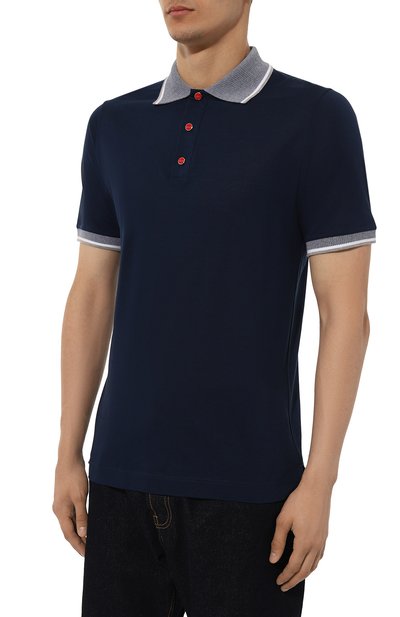 Хлопковое поло KITON, арт. UMK1265V4, фото 3