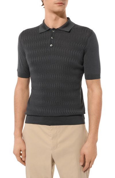 Шелковое поло ZILLI, арт. KBP002M0640VTS000, фото 3