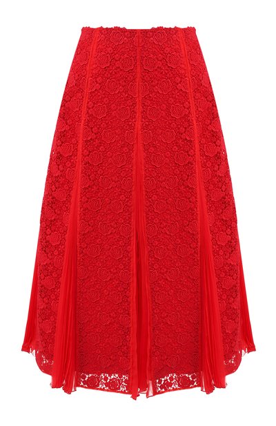 Шелковая юбка VALENTINO, арт. RB3RA2904GF, фото 1