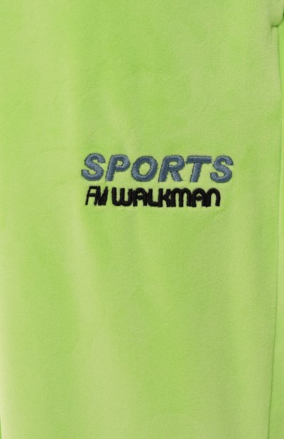 Бархатные брюки EVERREVER салатового цвета по цене 8200 руб., арт. RE-TRPN-WM-GREEN, фото 5 Бархатные брюки EVERREVER, арт. RE-TRPN-WM-GREEN, фото 5