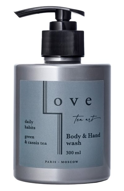 Женского гель для душа и рук зеленый чай и черная смородина (300ml) LOVE TEA ART, арт. 4603805890096