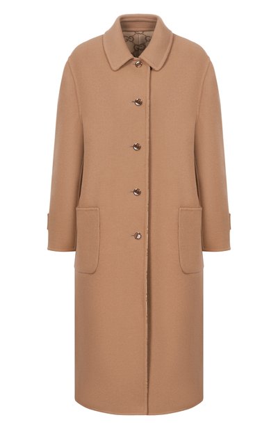 Женское двустороннее пальто из шерсти и шелка GUCCI, арт. 695094/ZAIYP