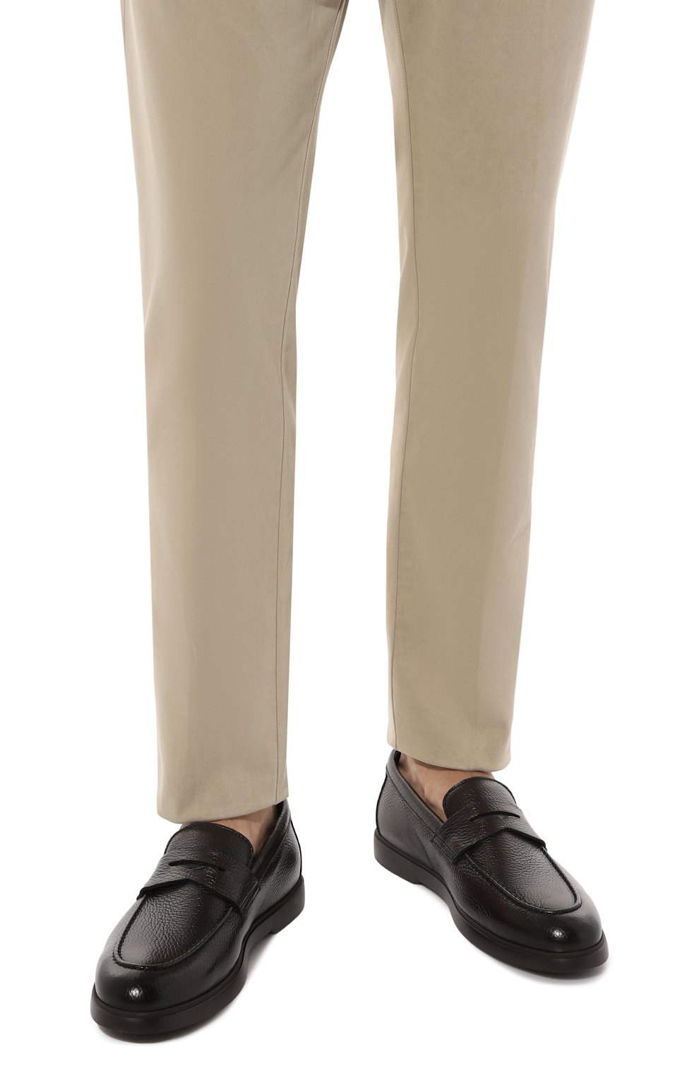 Кожаные пенни-лоферы edwin BLU BARRETT, арт. EDWIN-12095.5, фото 3