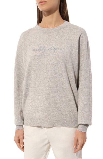 Пуловер из шерсти и кашемира BRUNELLO CUCINELLI, арт. M1610BP408, фото 3