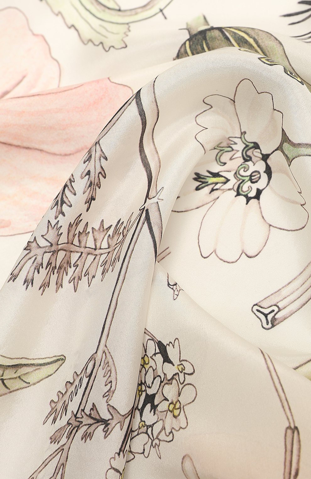 Шелковый платок гербарий GOURJI, арт. T21GERB7LR, фото 4