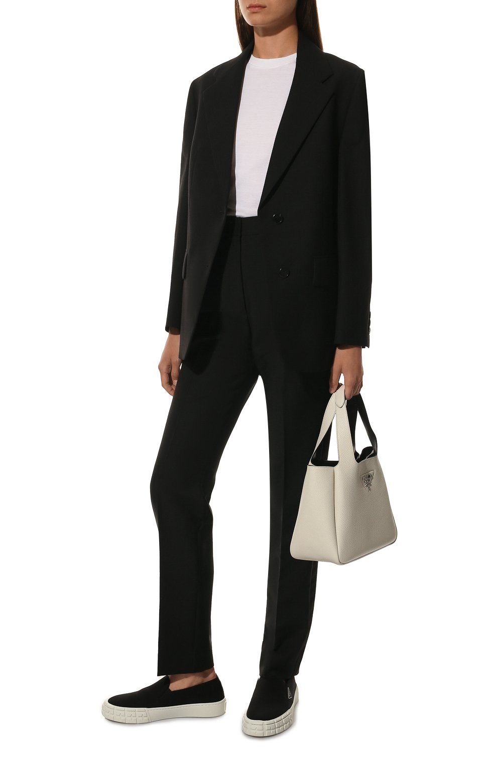 Текстильные слипоны wheel PRADA, арт. 1S578M-GUD-F0632-035, фото 2