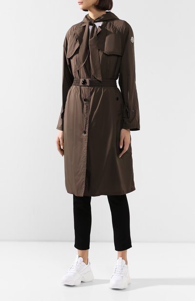 Плащ vermail MONCLER хаки цвета по цене 133000 руб., арт. F1-093-1D503-00-C0391, фото 3 Плащ vermail MONCLER, арт. F1-093-1D503-00-C0391, фото 3