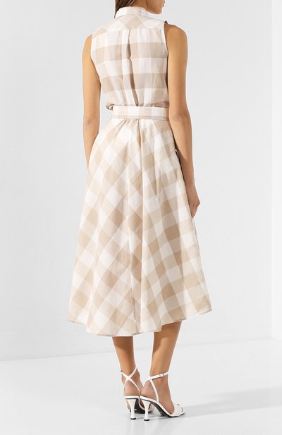 Платье из смеси хлопка и льна SARA ROKA, арт. DRAKE NS/17-SS20, фото 4