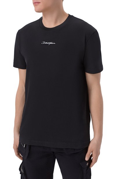 Хлопковая футболка DOLCE & GABBANA, арт. G8RN8Z/G7NUB, фото 3