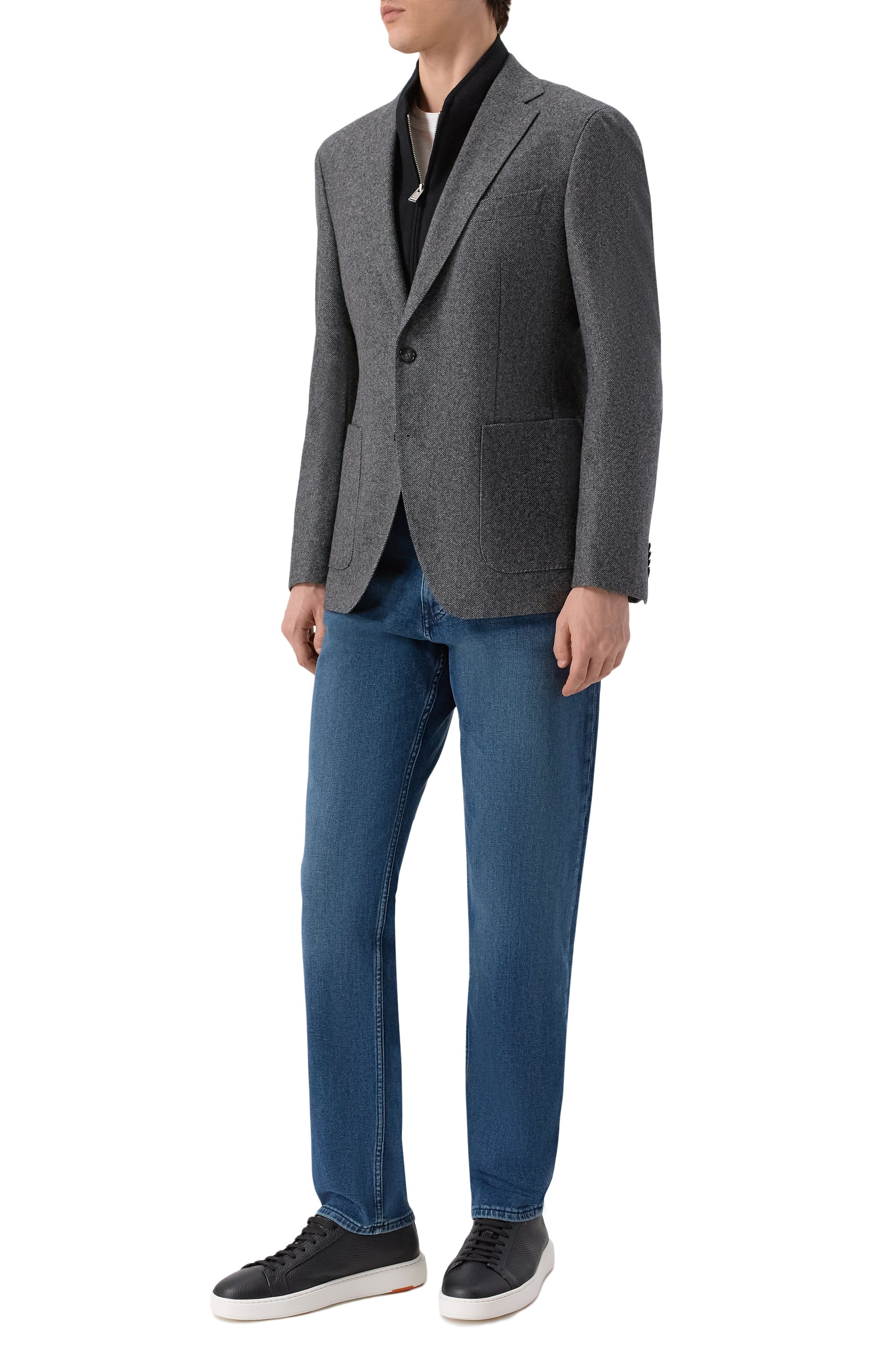 Шерстяной пиджак BOSS, арт. 50551589, фото 2