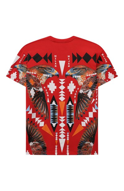 Хлопковая футболка MARCELO BURLON KIDS OF MILAN, арт. CBAA002F21JER013, фото 2