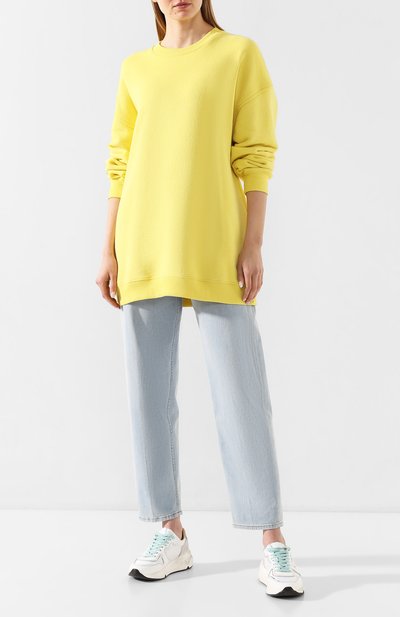 Хлопковый свитшот ACNE STUDIOS, арт. AI0042/W, фото 2