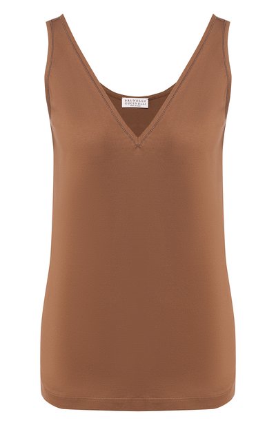 Женский хлопковый топ BRUNELLO CUCINELLI, арт. M0045B0332