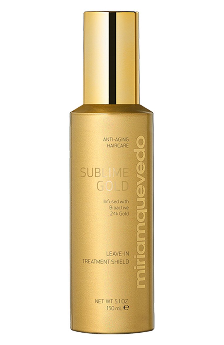 Восстанавливающая несмы�ваемая золотая сыворотка sublime gold (150ml) MIRIAMQUEVEDO бесцветного цвета, арт. 981 | Фото 1 (Нос: Не проставлено; Региональные ограничения белый список (Axapta Mercury): Не проставлено; Назначение: Для волос; Тип продукта: Сыворотки)