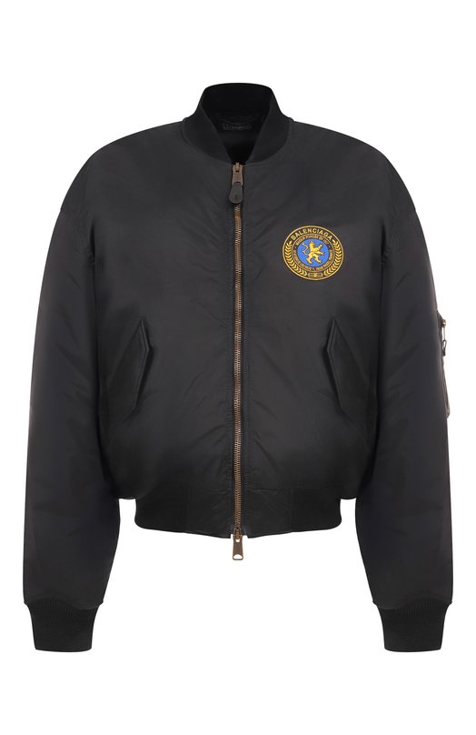 Утепленный бомбер Balenciaga 839101/T0004 Чёрный 839101/T0004