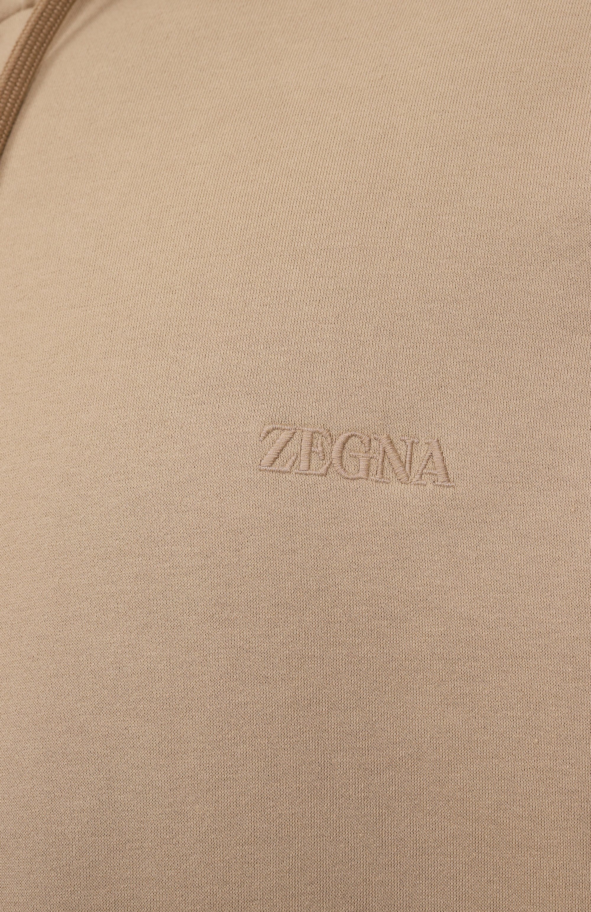 Хлопковое худи ZEGNA, арт. N6MH0/194, фото 6