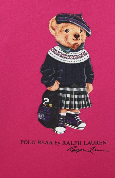 Хлопковая футболка POLO RALPH LAUREN, арт. 311802624, фото 3