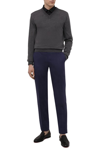 Кожаные лоферы SANTONI, арт. MCCG18000SA4BSLFN01, фото 2