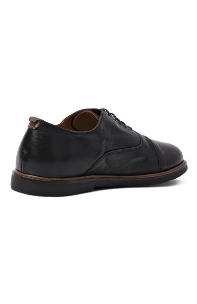 Кожаные оксфорды MOMA черного цвета по цене 40950 руб., арт. 23601A-BAL, фото 4 Кожаные оксфорды MOMA, арт. 23601A-BAL, фото 4