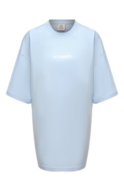Женская хлопковая футболка VETEMENTS, арт. UE52TR120Z 1602/W