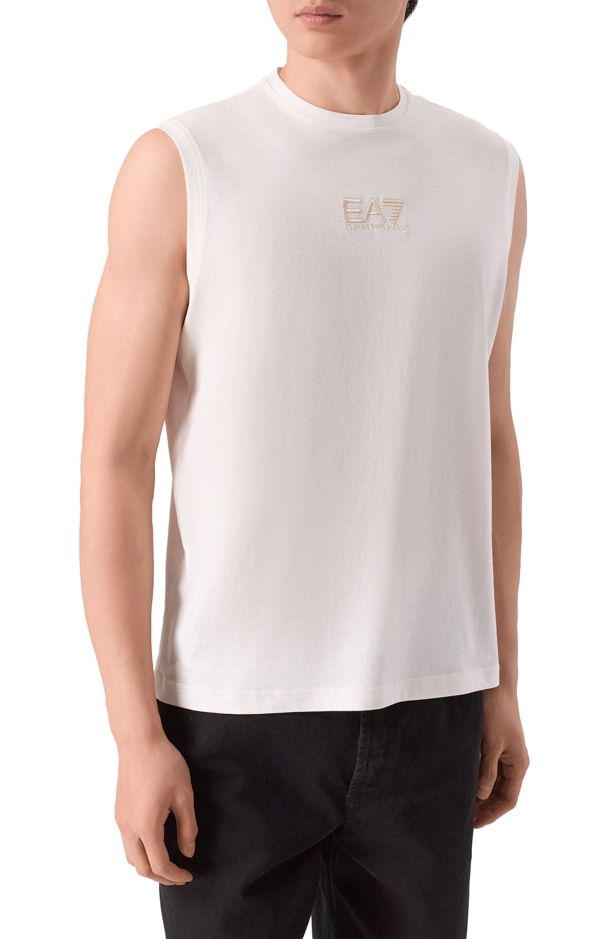 Хлопковая майка EA7, арт. 7M001405/AF22264, фото 3