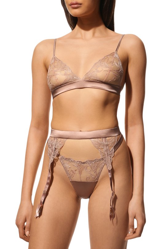 Пояс для чулок Fleur of England Бежевый, фото 2