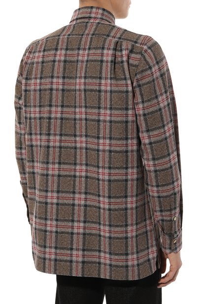 Хлопковая рубашка KITON, арт. UCRRLH0861305, фото 4