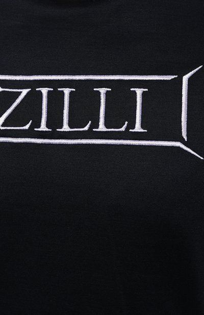 Хлопковая футболка ZILLI темно-синего цвета по цене 43250 руб., арт. TSR02AM0110VZLF14M, фото 5 Хлопковая футболка ZILLI, арт. TSR02AM0110VZLF14M, фото 5