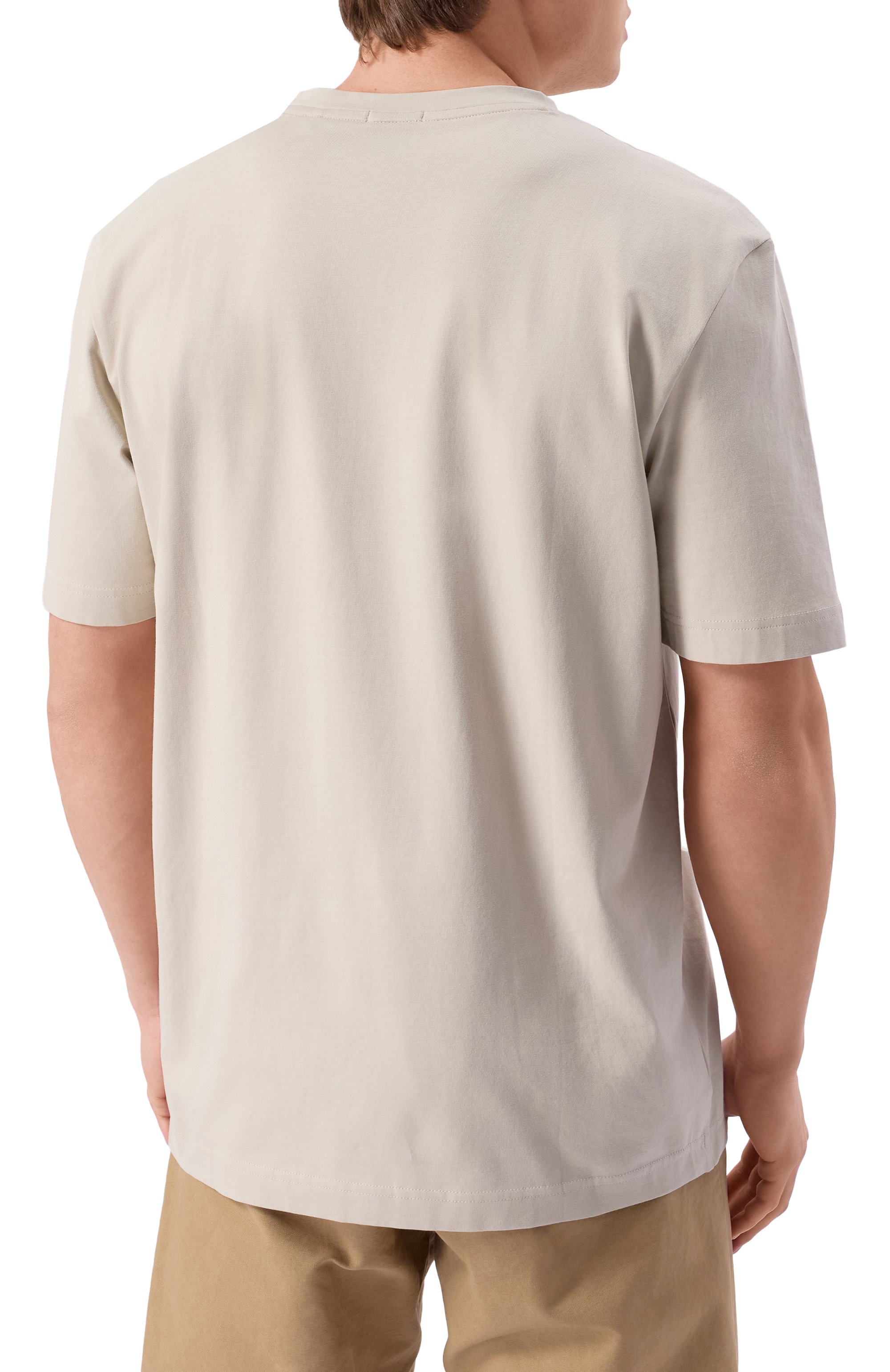 Хлопковая футболка BOSS ORANGE, арт. 50473278, фото 4