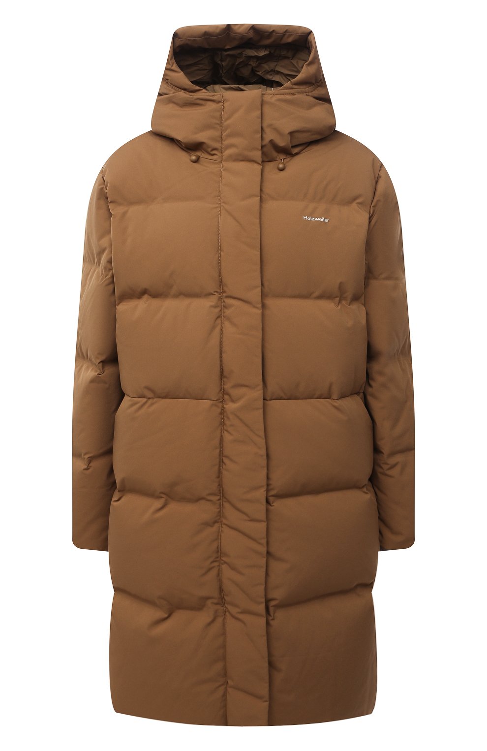 Пуховик HOLZWEILER коричневого цвета по цене 82700 руб., арт. 12758/L0EN D0WN JACKET, фото 1 Пуховик HOLZWEILER, арт. 12758/L0EN D0WN JACKET, фото 1
