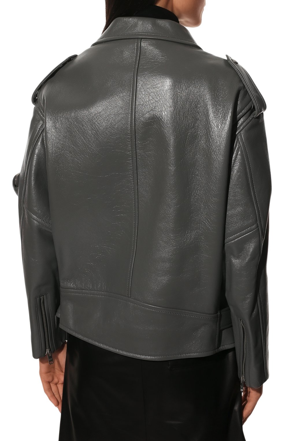 Кожаная куртка PRADA, арт. 58A081-1ZFE-F0K44, фото 4