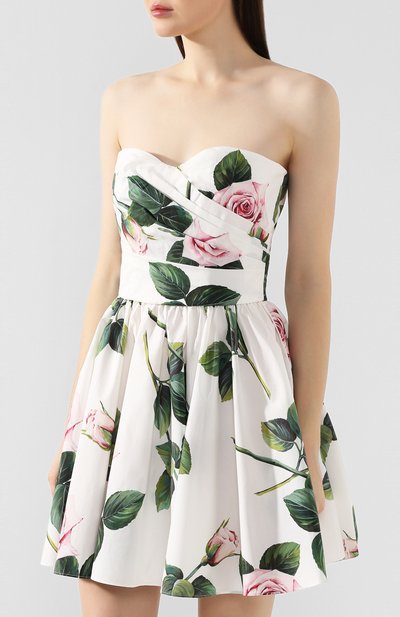 Хлопковое платье DOLCE & GABBANA, арт. F6H7CT/HS5FZ, фото 3