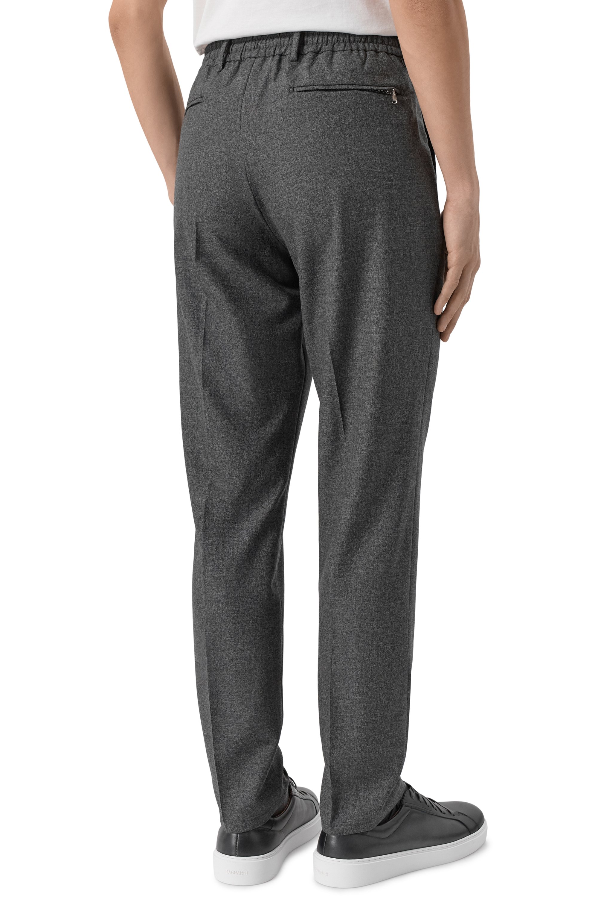 Брюки из шерсти и хлопка ANDREA CAMPAGNA, арт. SPIAGGIA CITY/GB1652, фото 4