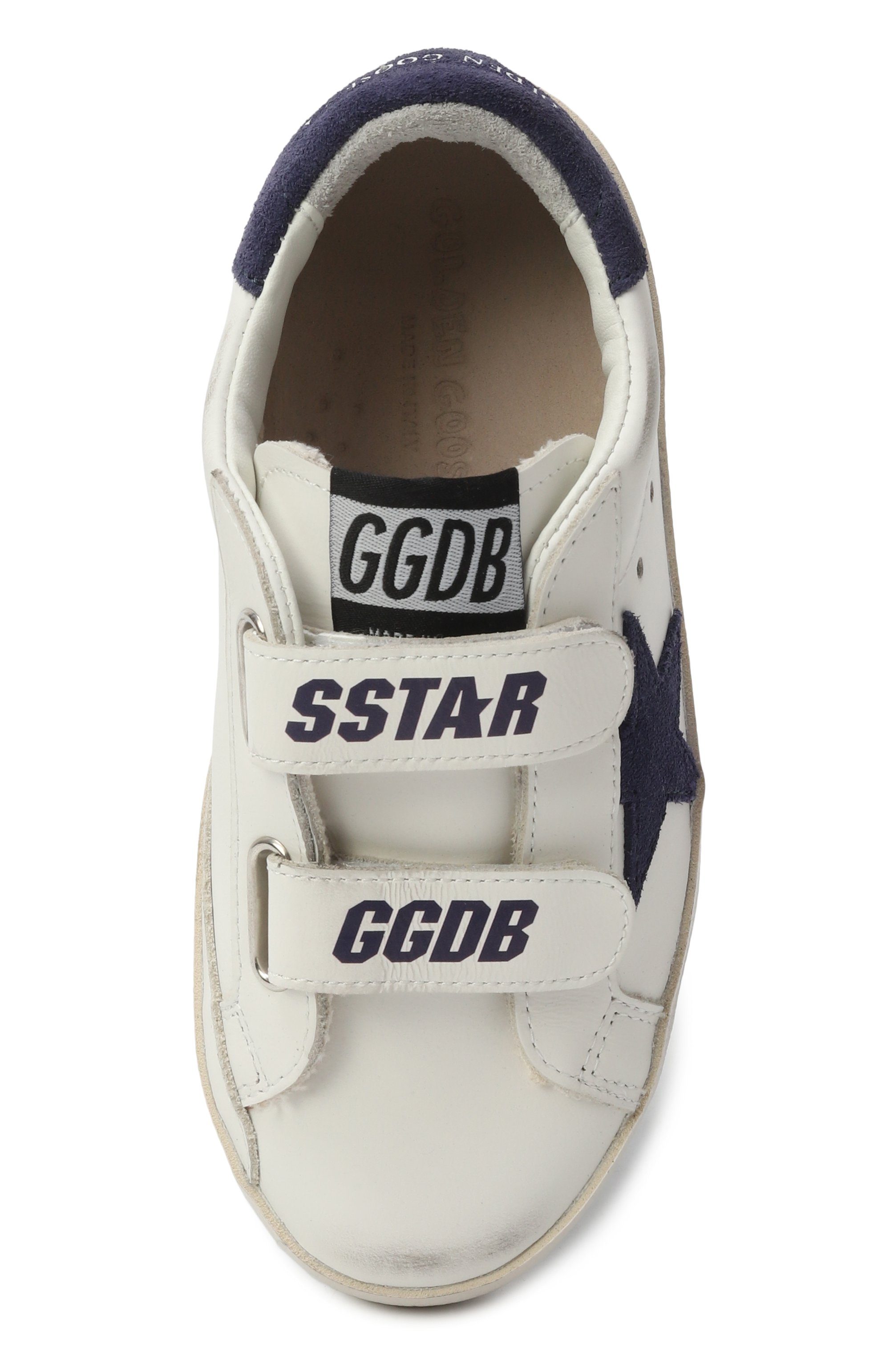 Кожаные кеды old school GOLDEN GOOSE DELUXE BRAND, арт. GYF00111.F000418, фото 4