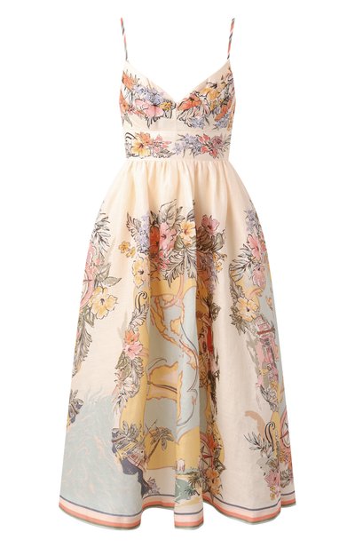 Льняное платье ZIMMERMANN, арт. 1774DRS253, фото 1