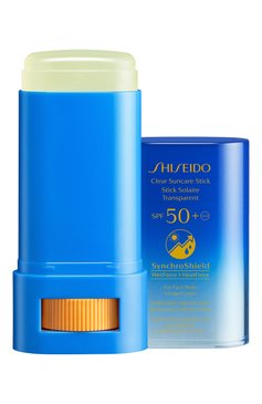 Прозрачный солнцезащитный стик spf50+ (20g) SHISEIDO бесцветного цвета, арт. 16980SH | Фото 2 (Тип продукта: Стики / Карандаши; SPF фильтр: Высокий (35-50+))