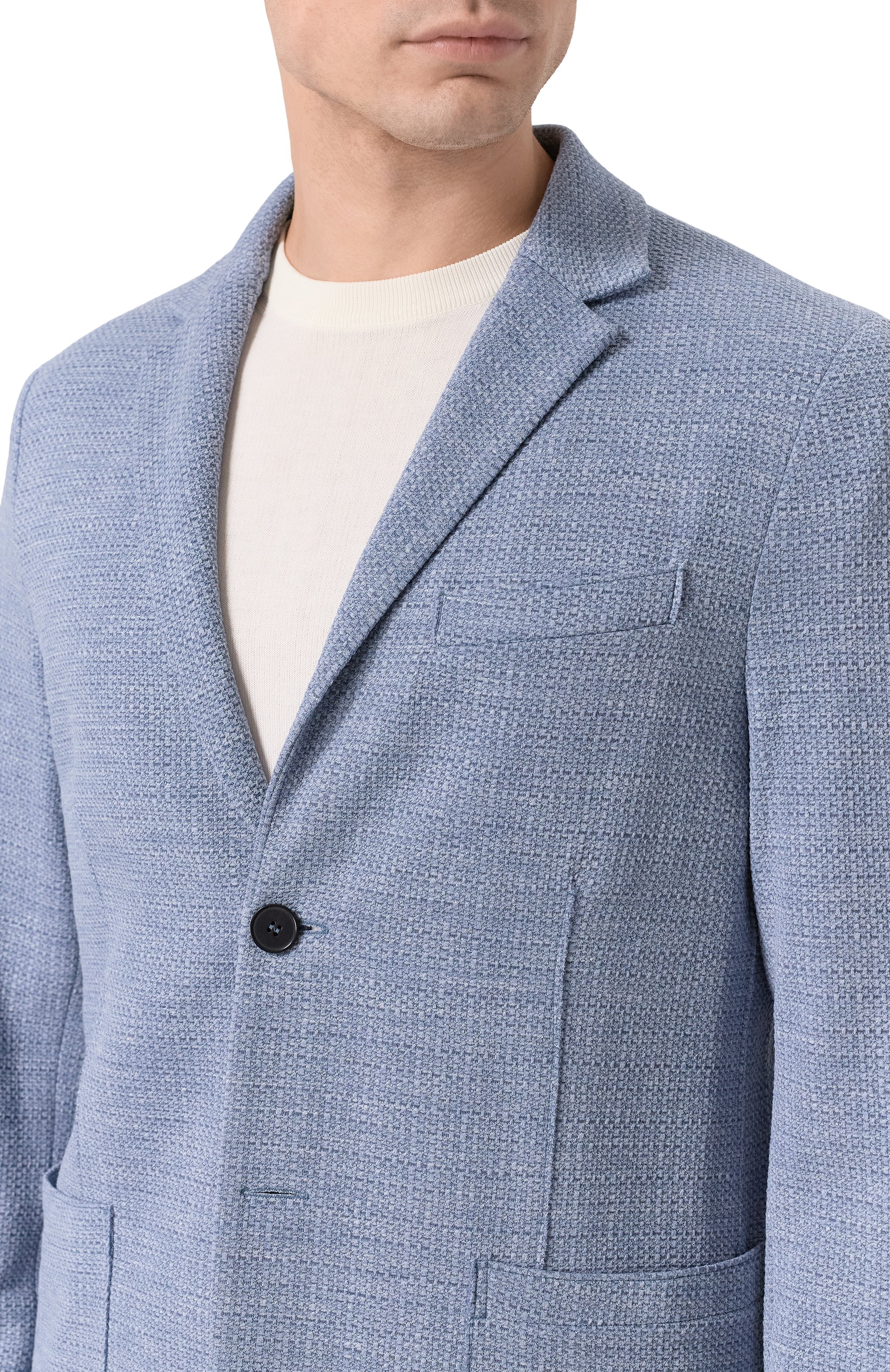 Пиджак из шерсти и шелка HARRIS WHARF LONDON, арт. CL8P22PPM/PPM, фото 5