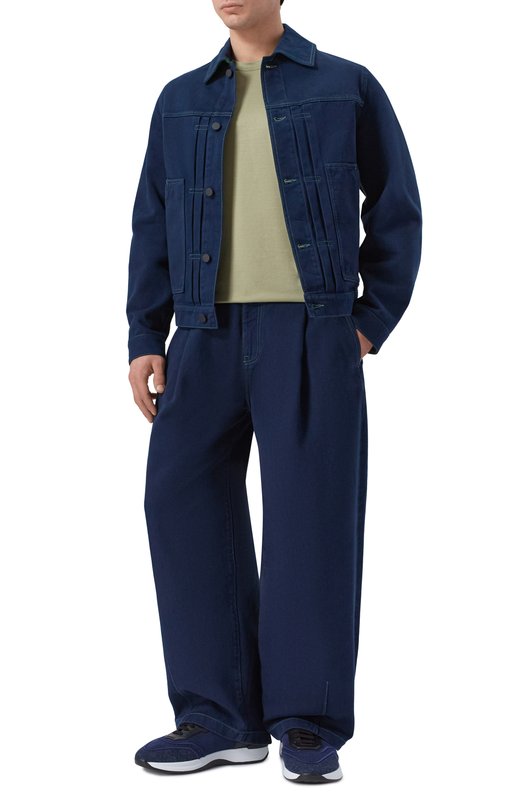 Джинсовая куртка Kiton UGK161K0730H Синий  UGK161K0730H Фото 2