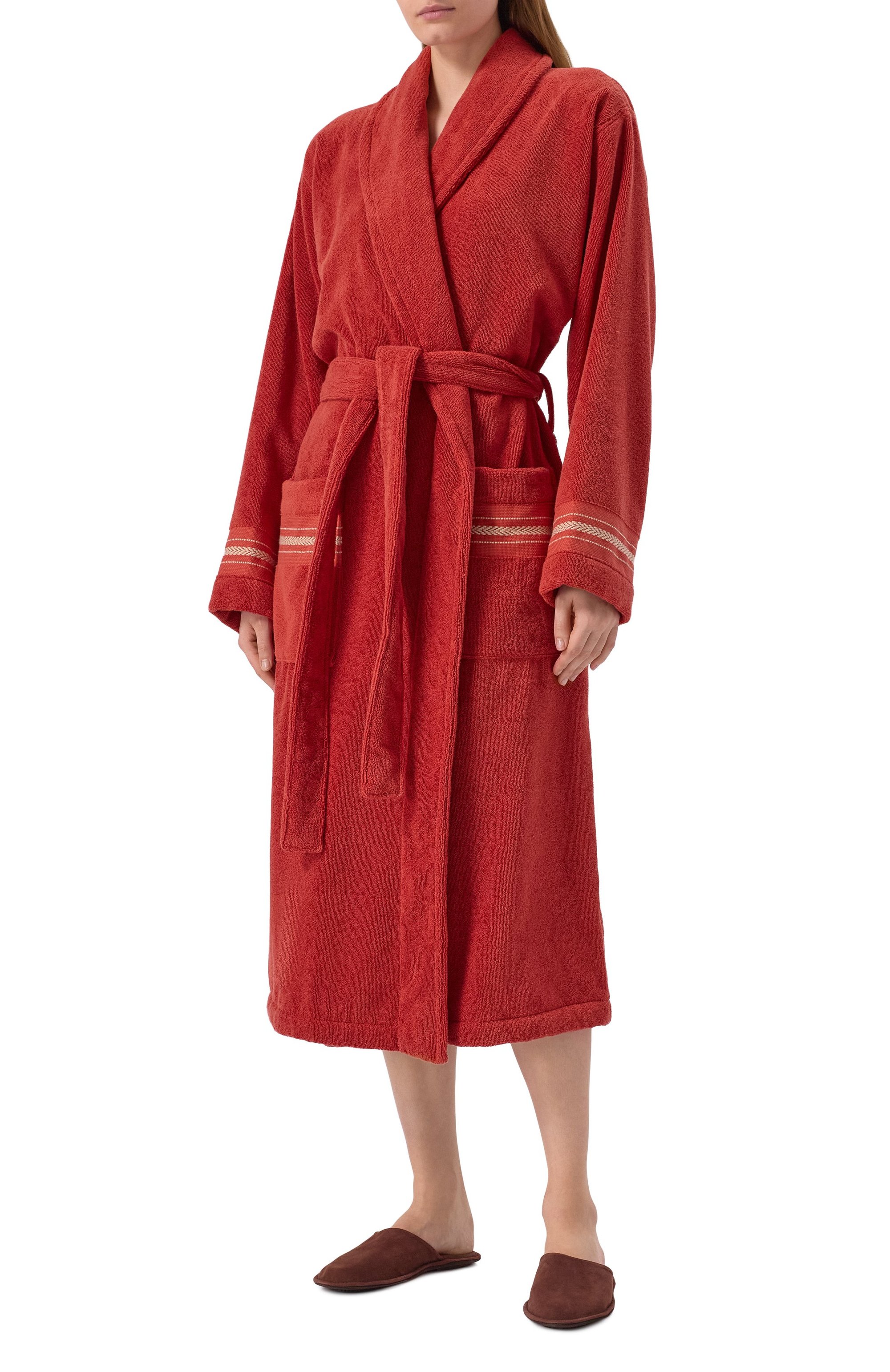 Хлопковый халат oasis FRETTE, арт. FR6864 D2060 G02X, фото 2