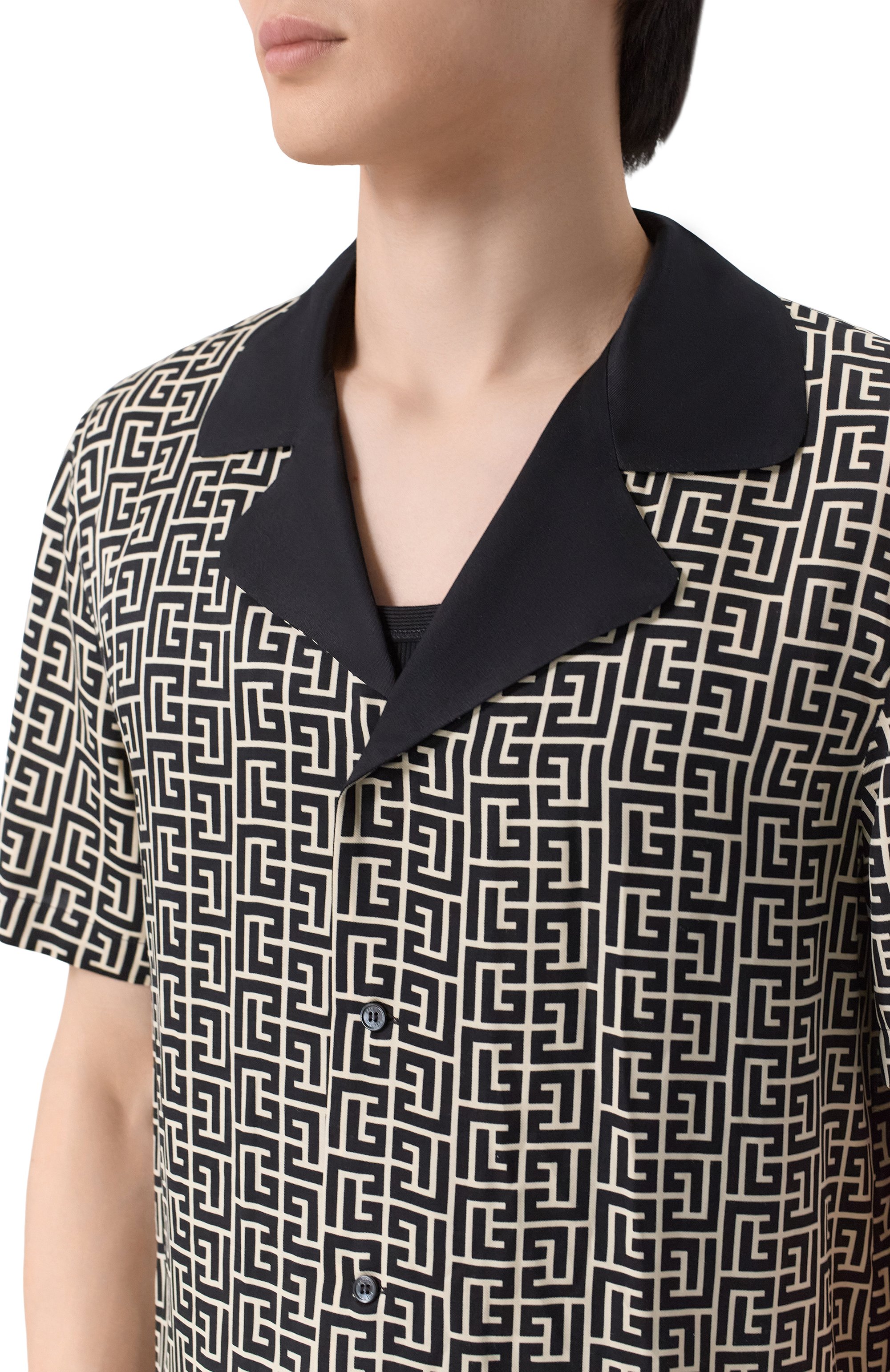 Рубашка из вискозы BALMAIN, арт. GH1HN133/VI36, фото 5