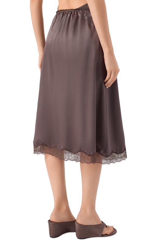 Атласная юбка Magda Butrym 346426 Серый  346426 Фото 4