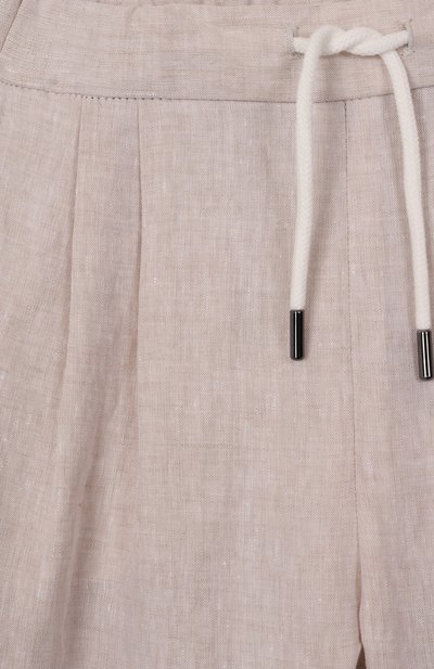 Льняные брюки BRUNELLO CUCINELLI, арт. BH249P113A, фото 3