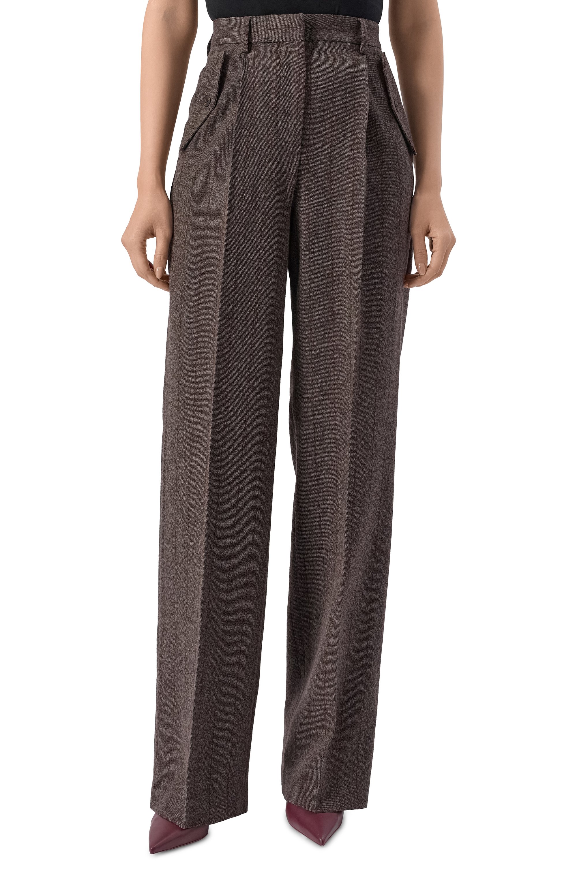 Шерстяные брюки GOLDEN GOOSE DELUXE BRAND, арт. GWP02463.P002094, фото 3