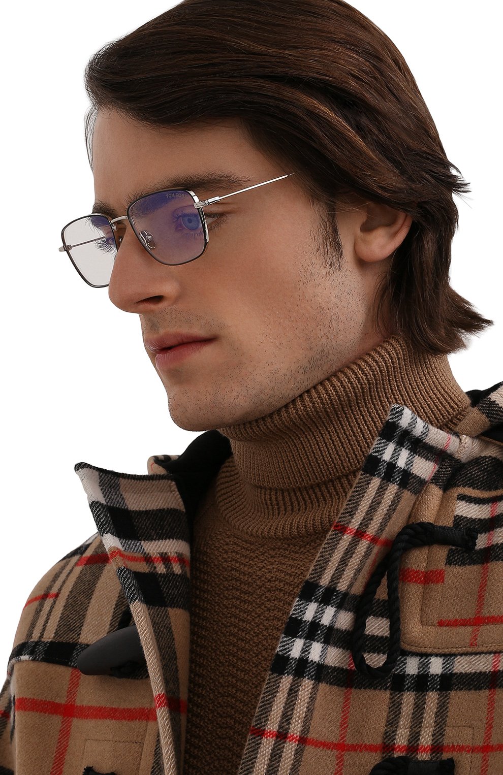 Оправа TOM FORD серебряного цвета по цене 35750 руб., арт. TF5748-B /002, фото 2 Оправа TOM FORD, арт. TF5748-B /002, фото 2